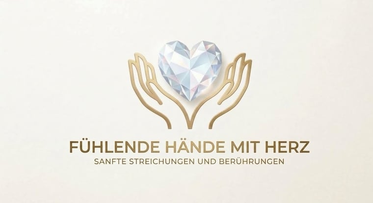 Fühlende Hände mit Herz – sanfte Streichungen und Berührungen